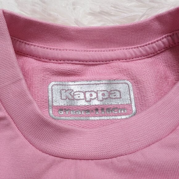 Kappa Girls Pink Crew Neck Pullover Loopknit Long Sleeve Sweatshirt NWOT - Picture 7 of 10